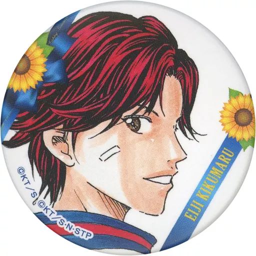 中古】バッジ・ピンズ 菊丸英二 許斐先生描きおろしキャラクター缶