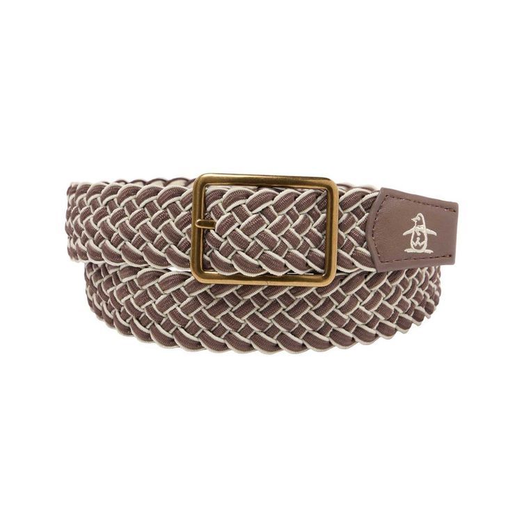 25秋冬 マンシングウェア Munsingwear メンズ リバーシブルゴムメッシュベルト MG5FBL00M ペンギン刺? ストレッチ 3.5cm幅