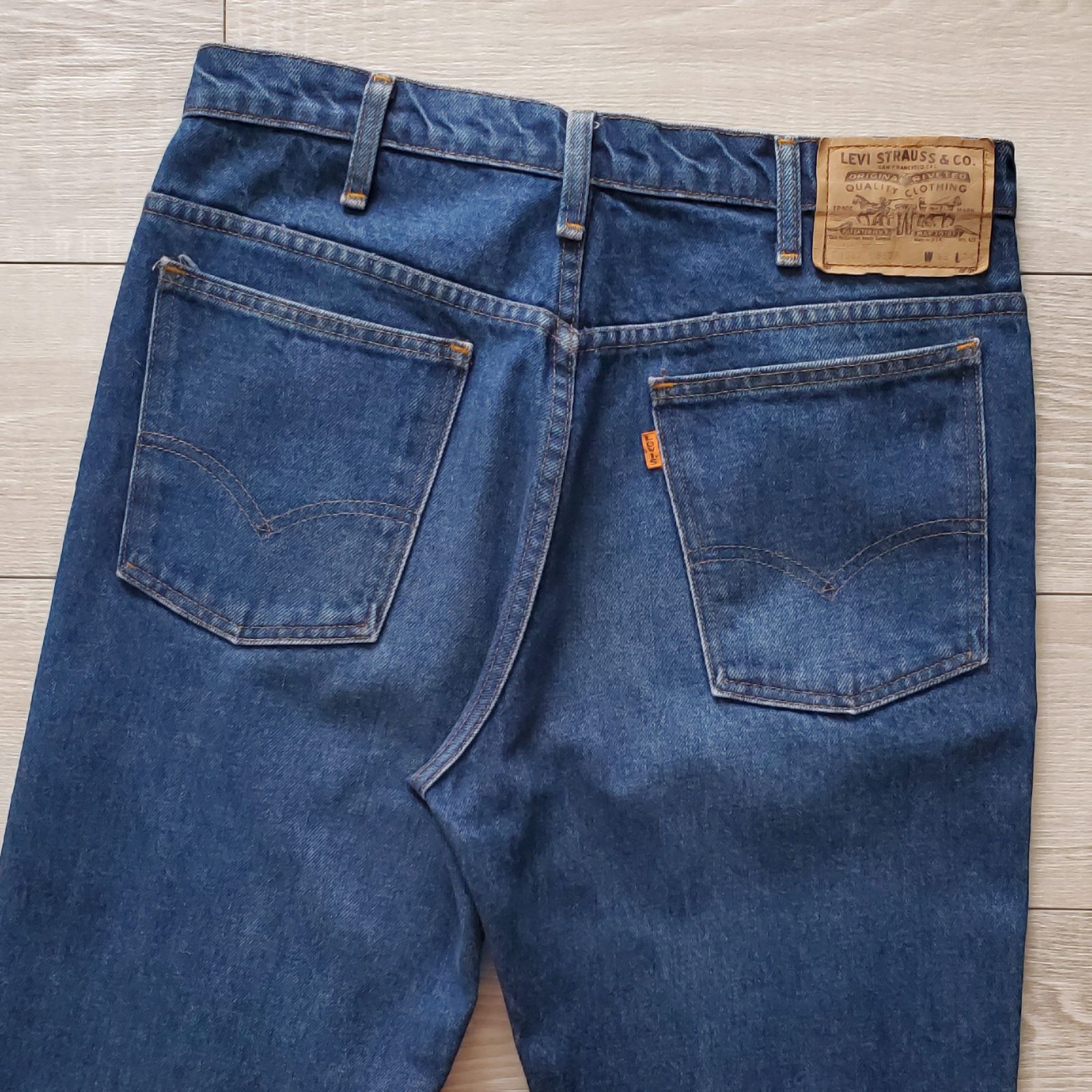 80sリーバイス517オレンジタブアメリカ製　スコービルジップ LEVI'S リーバイス 80? 90年代 USA製 517- 0217 オレンジタブ 刻印575