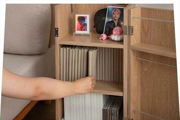 幅33cm 推し活 スッキリ収納 キャスター付きコンパクト収納ワゴン 棚 キャビネット リビング シンプル MARWIL-DEMENAGEMENTS_CH