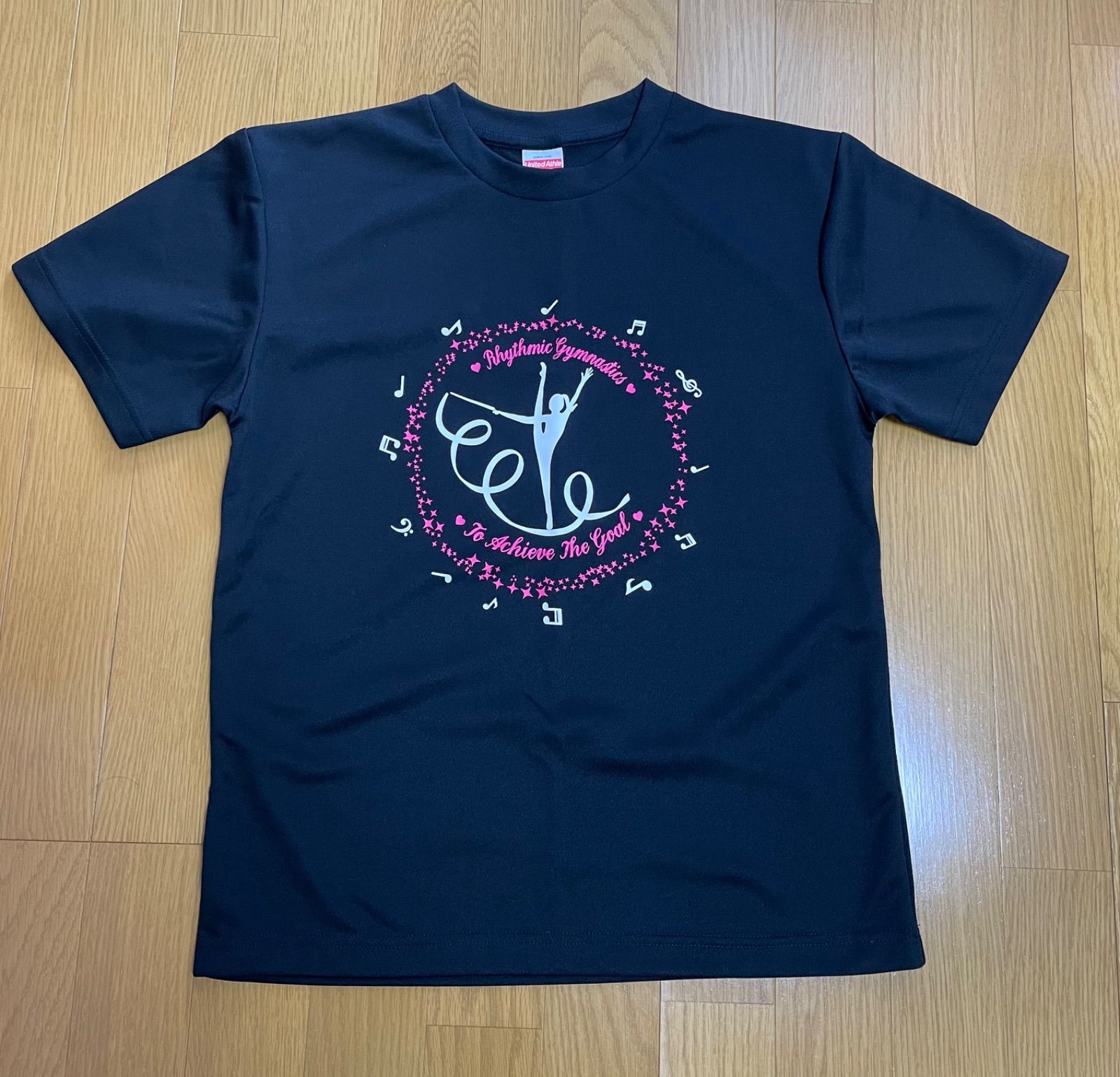 ブラック 130サイズ以上 受注販売 新体操ドライTシャツ - メルカリ