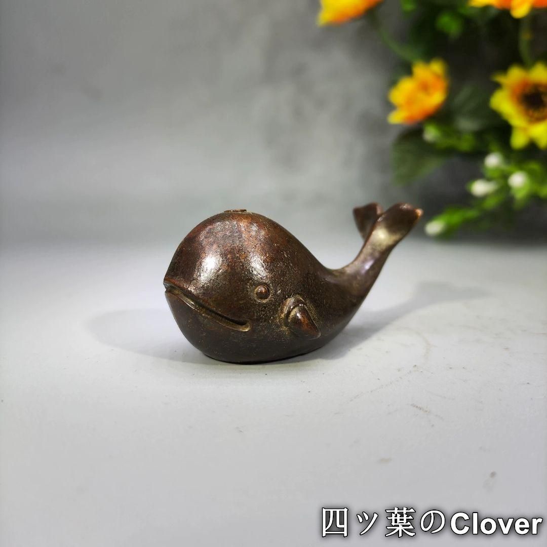 銅 細工 鯨香挿 線香挿 茶台 茶寵 香道具 装飾品 工芸品 置物 - メルカリ