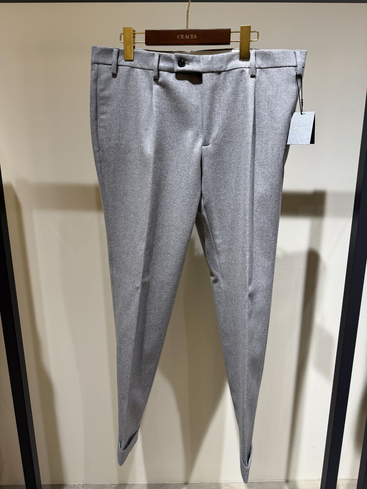 Gabriele Pasini ガブリエレパジーニ ウールパンツ グレー - メルカリ