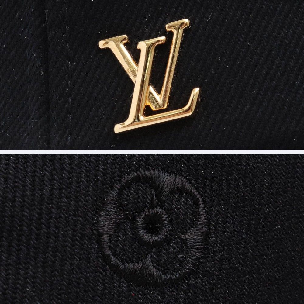 LOUIS VUITTON キャップ・LV アイコニック ブラック ルイヴィトン LV