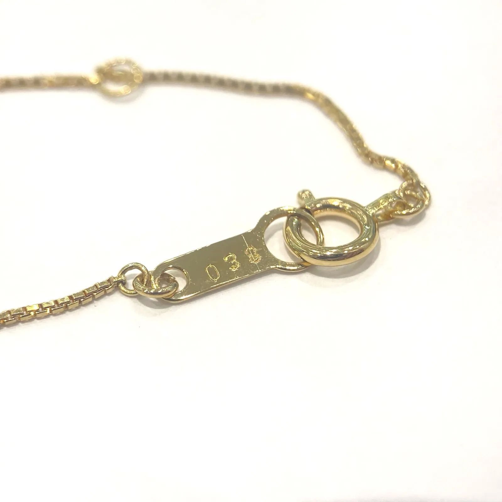 美品?SCARABE スカラベ K18 ダイヤモンド 0.38ct クロス ネックレス 