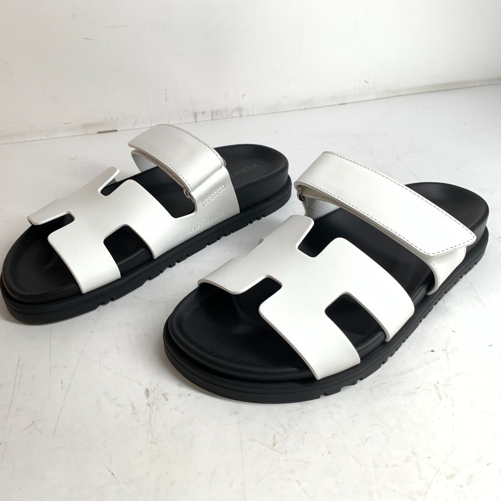 【正規品】HERMESサンダル、サイズ40(25.0-26.0) HERMES サンダル 《シプレ》 40 黒