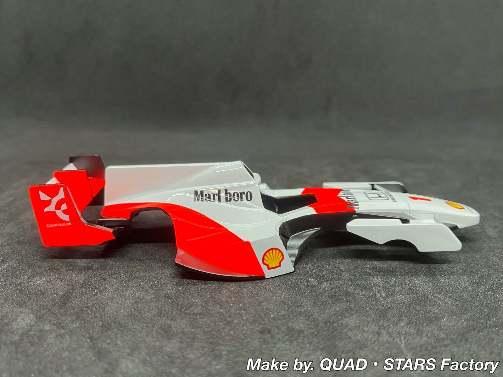 ミニ四駆・オリジナル塗装ボディ】シャドウシャーク／F1スタイル