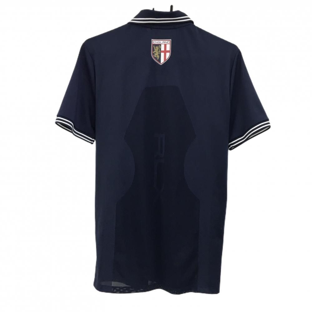 【新品未使用】RLX Ralph Lauren ゴルフシャツ S ネイビー 超美品】RLXラルフローレン 半袖ポロシャツ ネイビー×白