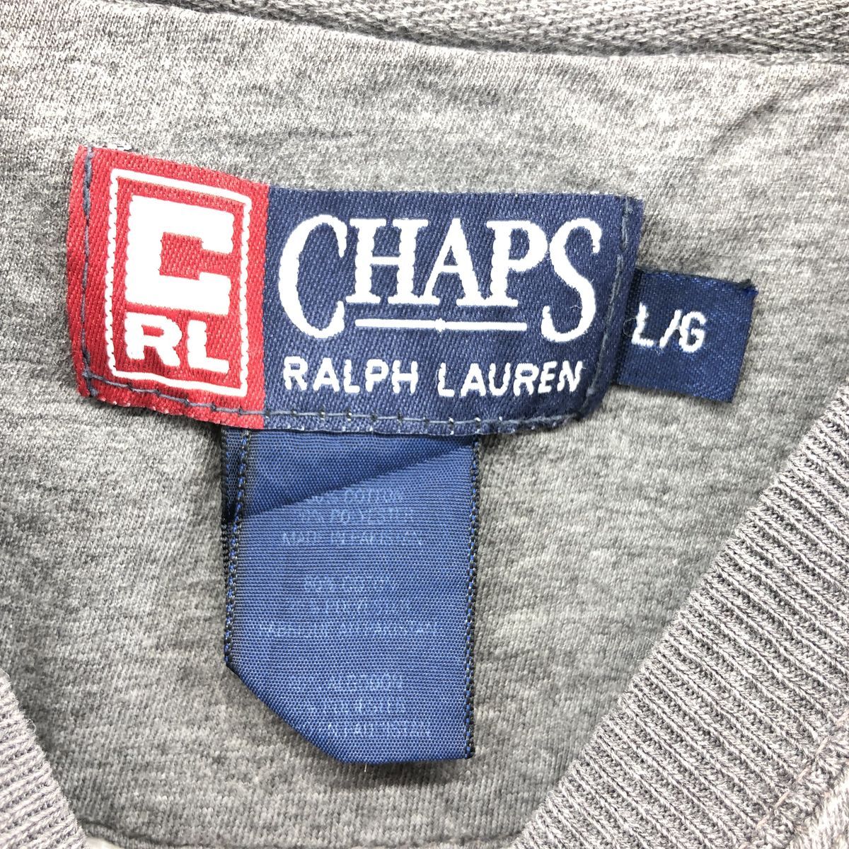 古着 90年代 ラルフローレン Ralph Lauren CHAPS チャップス ロゴ 