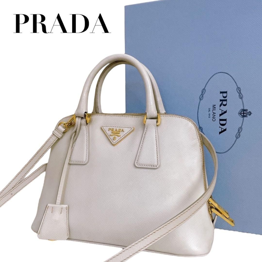 価格交渉/質問大歓迎♪】希少 プラダ プロムナード サフィアーノ 三角