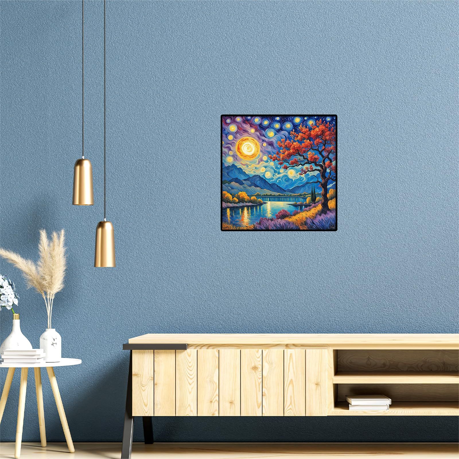 新品 JISHSHAY ダイヤモンドアート キット 40x40cm ダイヤモンド