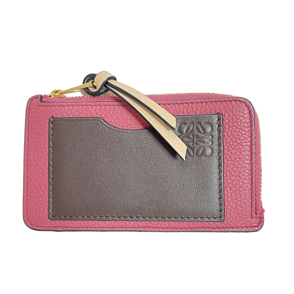 LOEWE コインケース　ピンク ロエベ レザー コインケース ピンク ABランクの買取参考価格