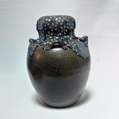 茶道具】信水造 丹波 飾壷 茶道具】信水造 丹波 飾壷 ◇茶道具◇丹波焼