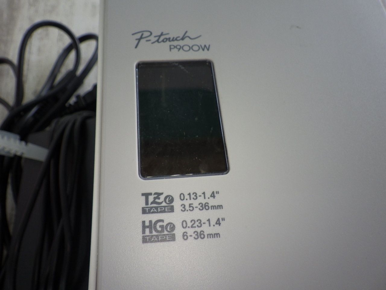 brother ブラザー P-tauch ピータッチ PT-P900W ラベルライター テストプリント済み 中古品 ①