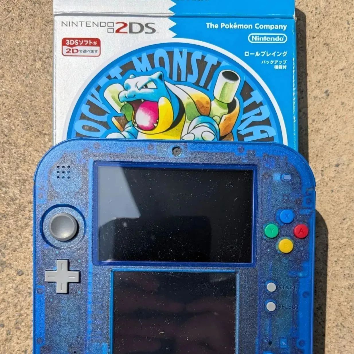 任天堂2ds ２DS クリアブルー ゲーム き Nintendo