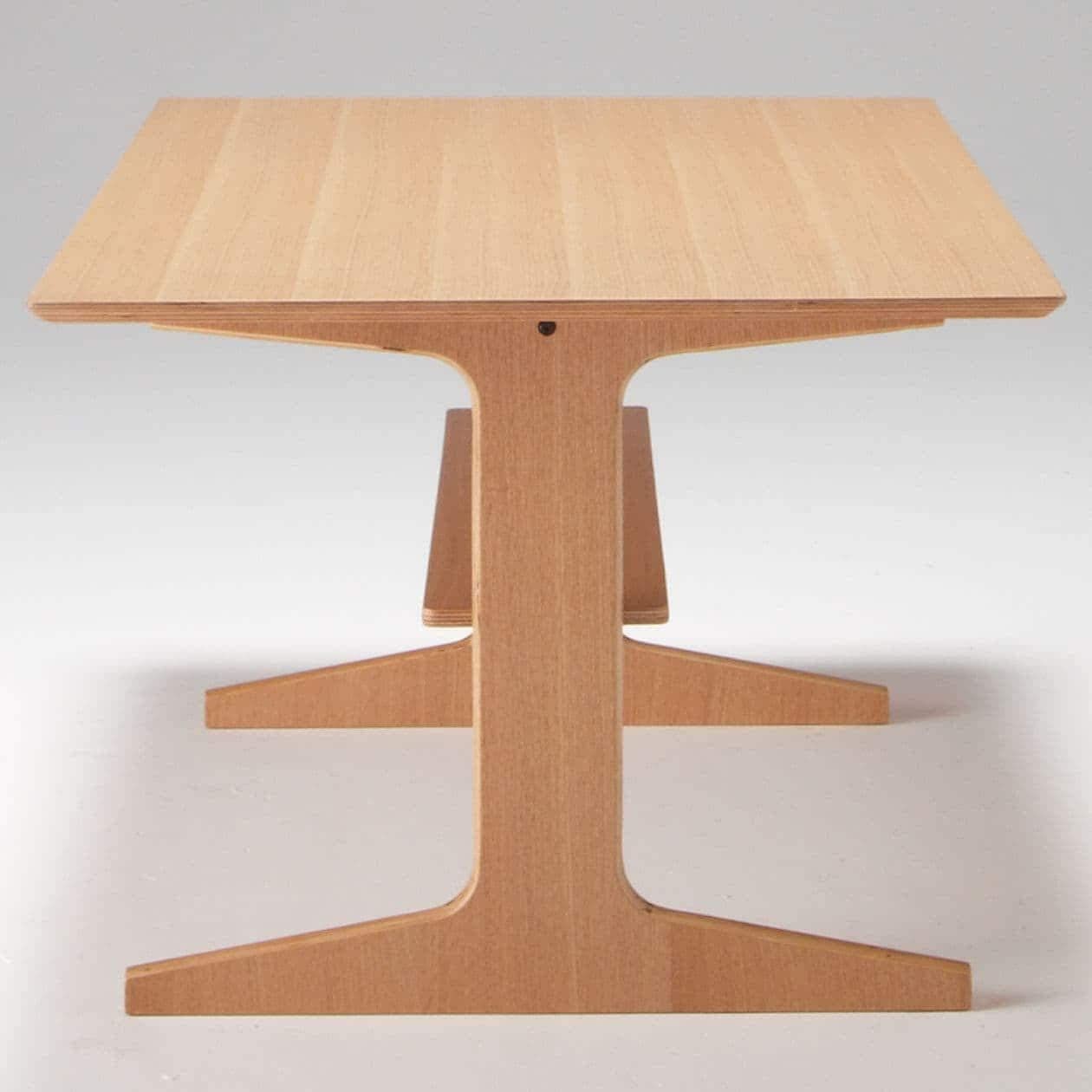 幅130×奥行80×高さ60cm 82598445 リビングでもダイニングでもつかえるテーブル 4 オーク材 無印 MARWIL-DEMENAGEMENTS_CH