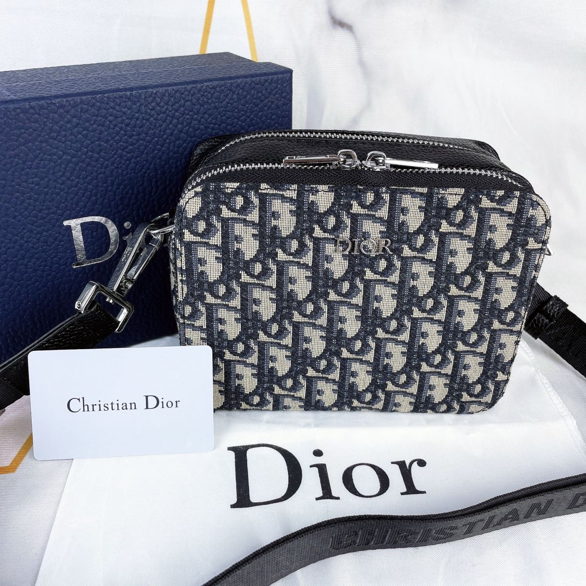 新品仕様 Christian Dior クリスチャンディオール オブリーク 