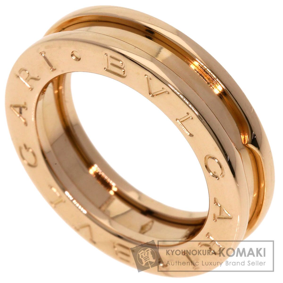 BVLGARI ブルガリ B-zero1 ビーゼロワン 1バンド 47 リング 指輪 K18PG レディース
