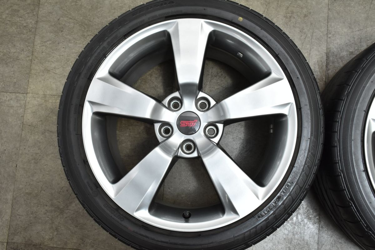 交換用に スバル GRB インプレッサ WRX STi 純正 18in 8.5J 55 PCD114.3 ブリヂストン ポテンザ RE 050A 245 40R18 S4 ノーマル戻し FFCRYSTALESIA_COM