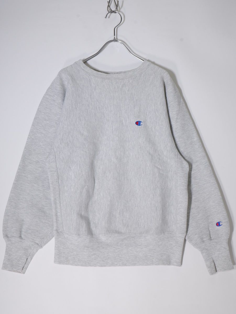 チャンピオンCHAMPION 刺繍タグ90’s 米国製 目付き無地リバースウィーブスウェット【M】【MTSA69808】