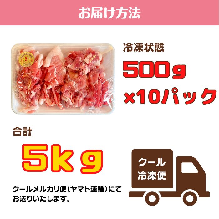 岩中豚切り落とし 5kg
