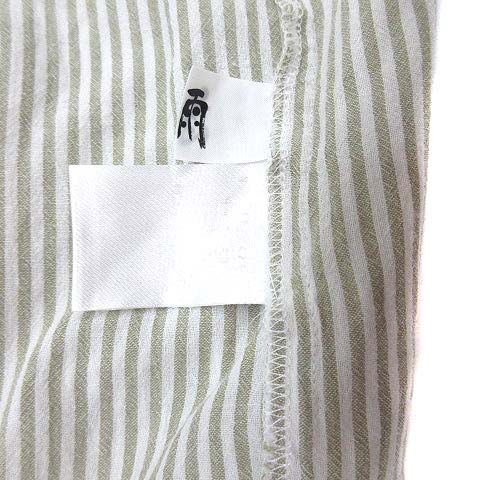 美品☆慈雨 センソユニコ リネンノースリーブチュニック 塩縮加工 ジウ sensounico慈雨 センソユニコ ジウ ノースリーブ ワンピース