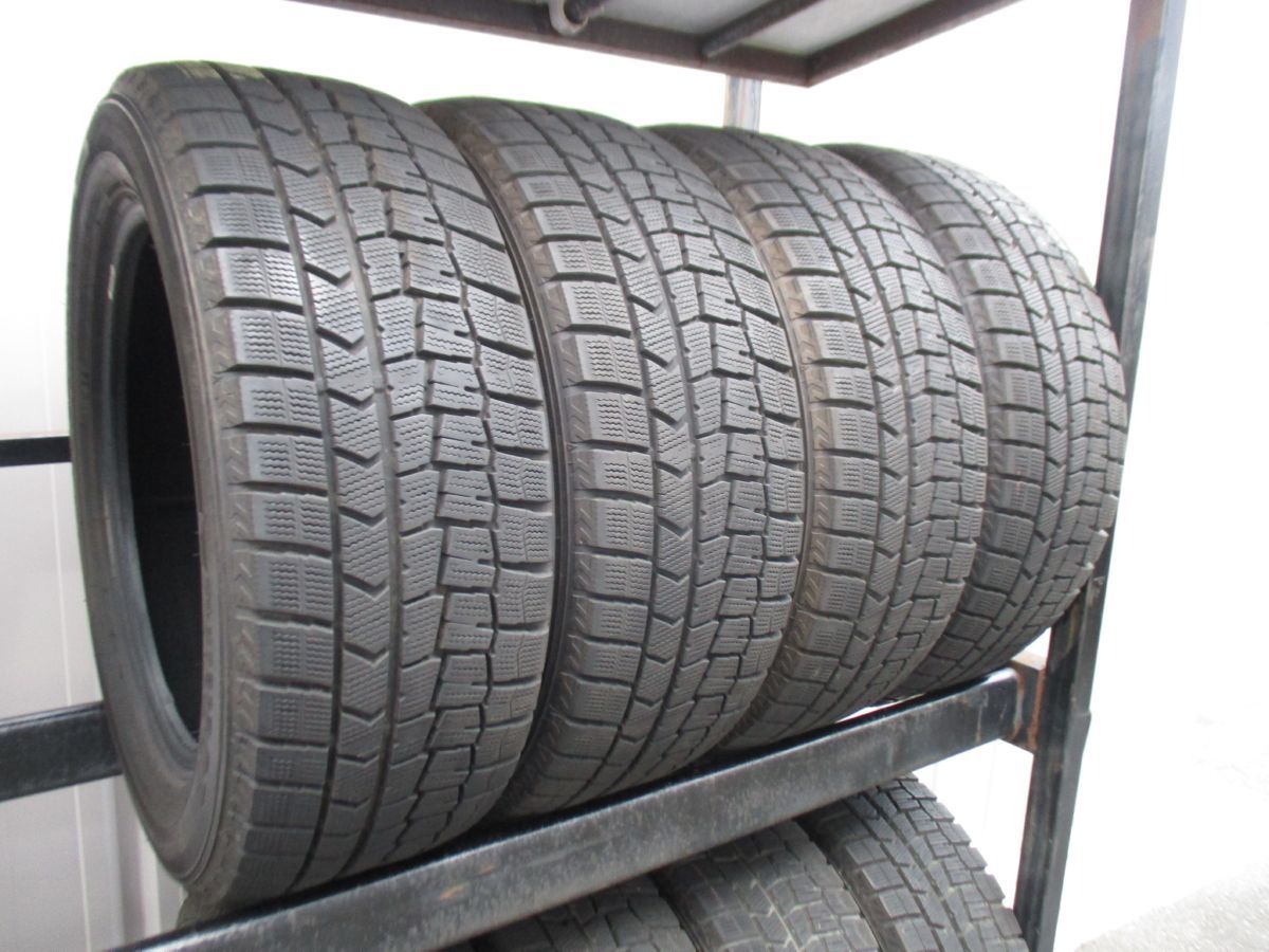 205|55R16 91Q ダンロップ WINTER MAXX WM02 スタッドレス 2020年製 4本 T43930816 インボイス領収書発行