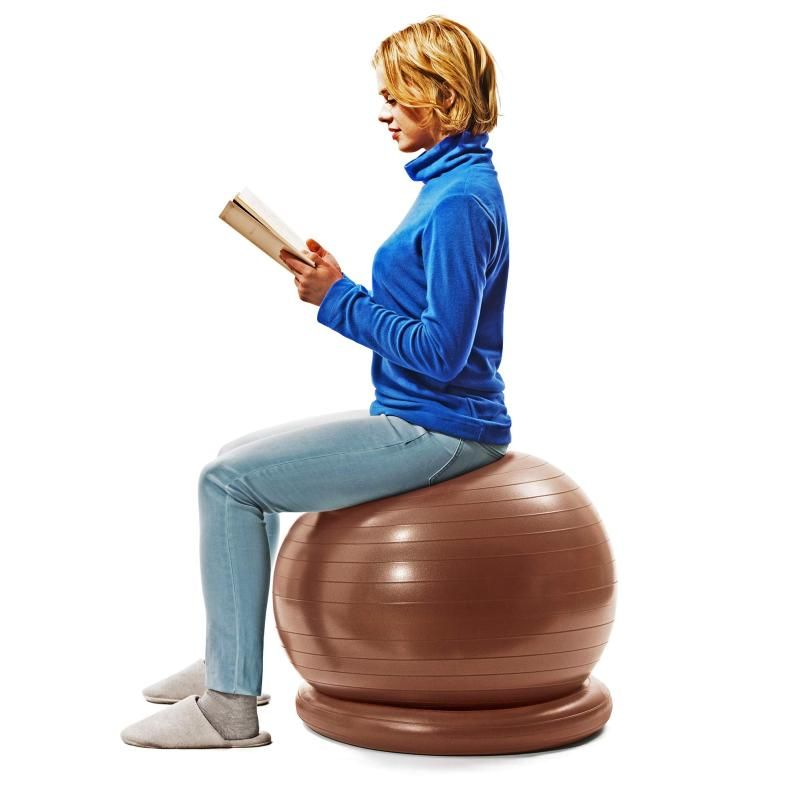 サクライ貿易 (SAKURAI) エルガム(erugam) バランスボール 腰にイイス 55cm プレゼント 安定リング ポンプ付 #54145