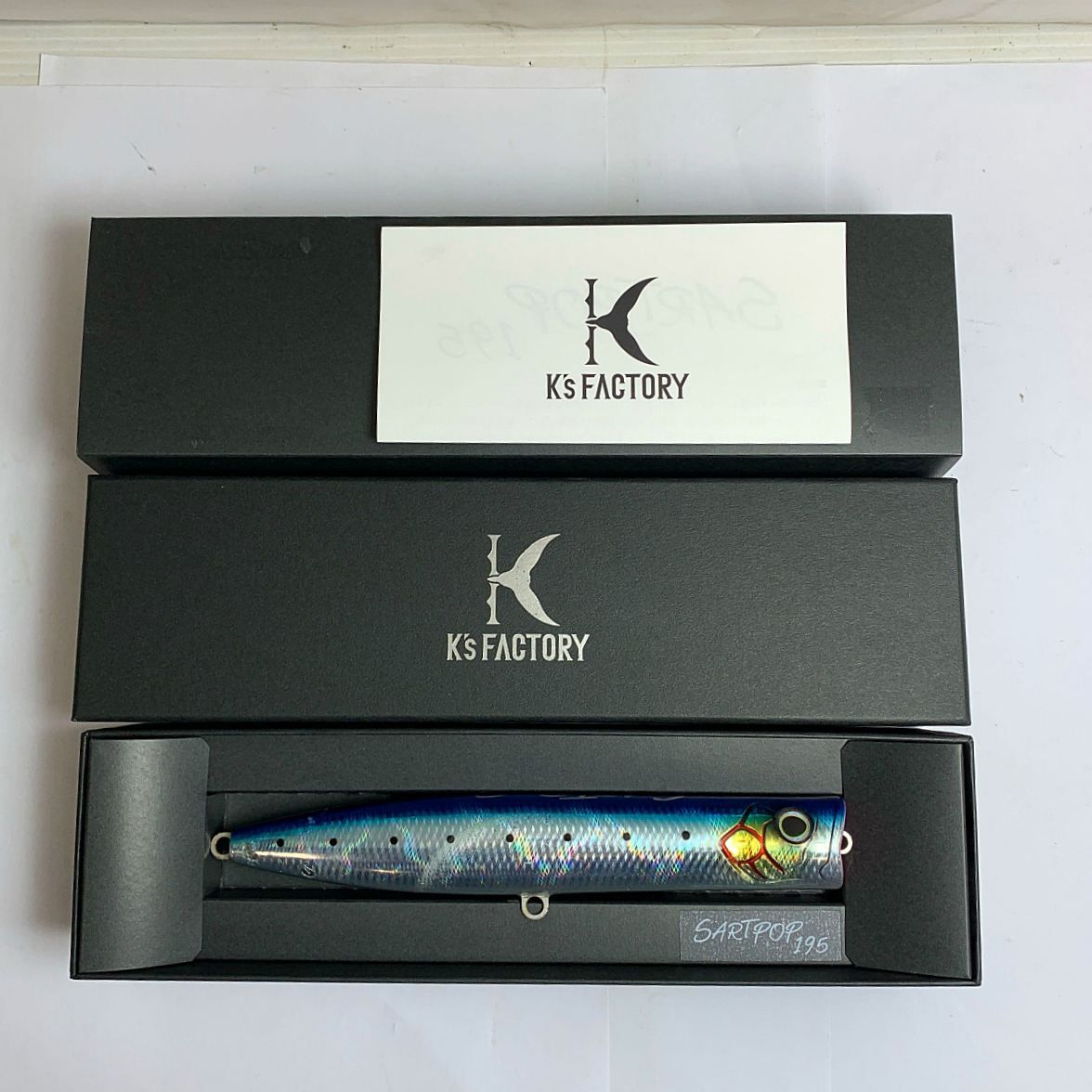 ★★K'sFACTORY  サートポップ195 箱付 キズ有 フィッシング K'sFACTORY サートポップ195 箱付 キズ有