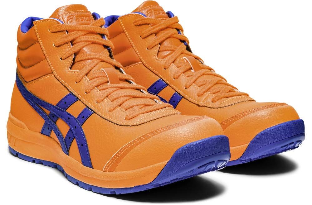 アシックス 安全靴 作業靴 ウィンジョブ CP701 ショッキングオレンジ エレクトリックブルー 25.5 cm 3E ショッキングオレンジ エレクトリックブルー 25.5 cm 3E