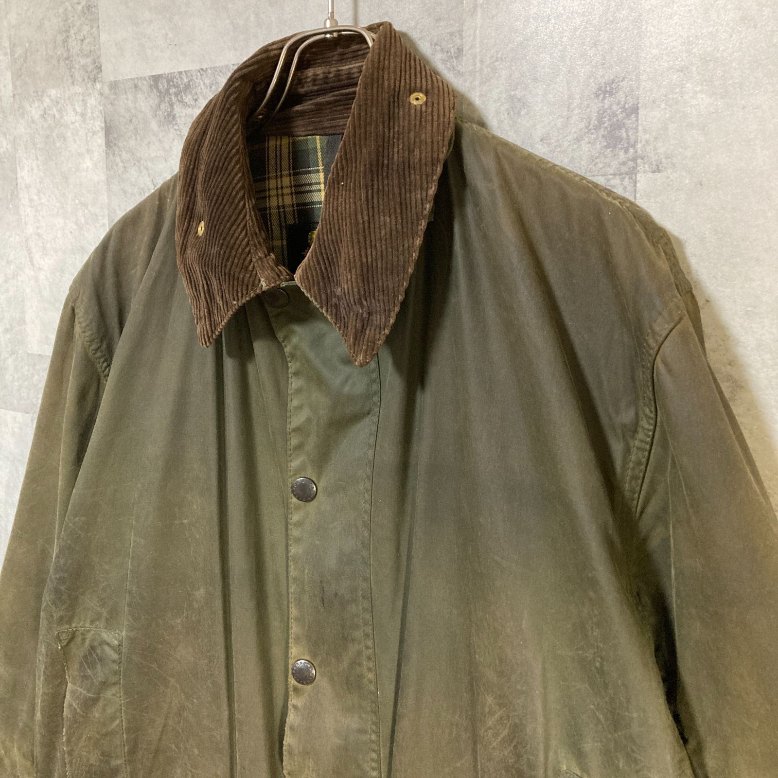 英国製 90's Barbour バブアー オイルドジャケット BORDER