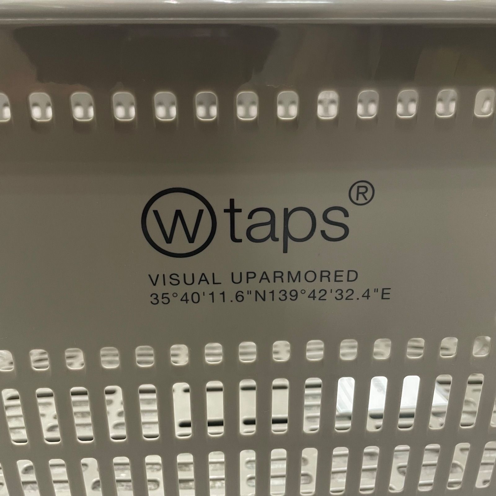 小物 23SS WTAPS GARAGE BASKET / COYOTE BROWN WTAPS Men's 03 Shopping Basket in Coyote Brown WTAPS