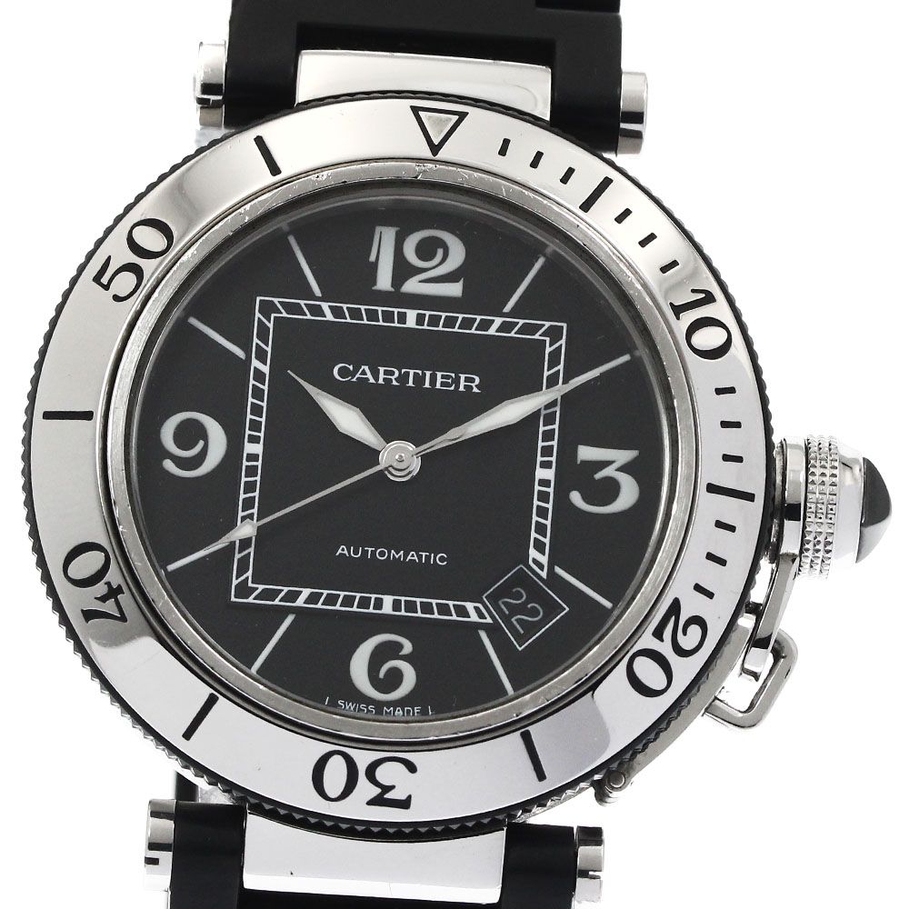 無料発送 カルティエ 自動 デイト シータイマー パシャ W31077U2 CARTIER その他