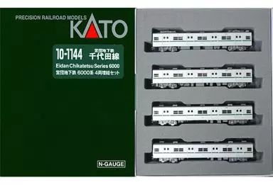 10-1144 営団地下鉄 千代田線 6000系 4両増結セット 状態良品 Amazon | KATO Nゲージ 営団地下鉄 千代田線6000系 増結 4両セット 10