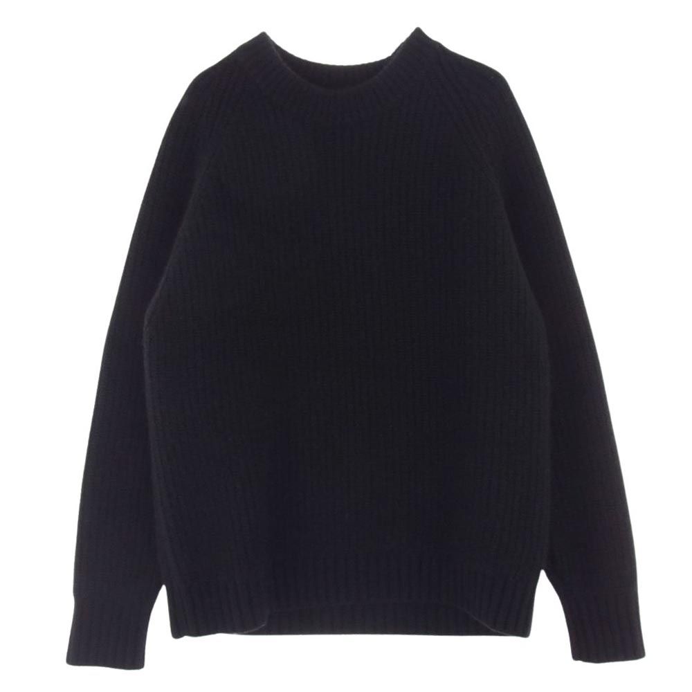 アプレッセ A.PRESSE ニット 21AW 21AAP-03-01M Cashmere Fisherman Pullover Sweater  カシミヤ カシミア フィッシャーマン プルオーバー ニット セーター ブラック ブラック系 2【中古】 - メルカリ