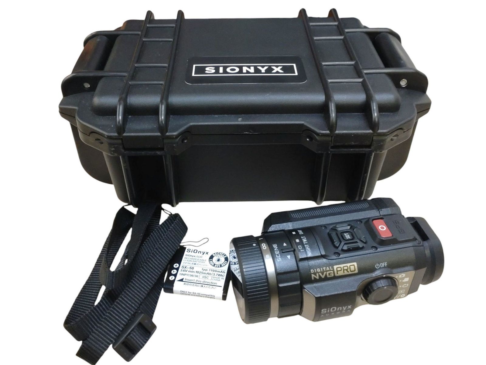 1円スタート ◎SiOnyx AURORA NVG PRO デジタルナイトビジョン カメラ ケース バッテリー付 動作 一部済