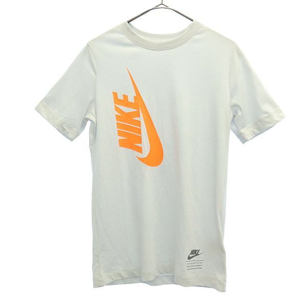 ナイキ ロゴプリント 半袖 Tシャツ M グレー系 NIKE クルーネック