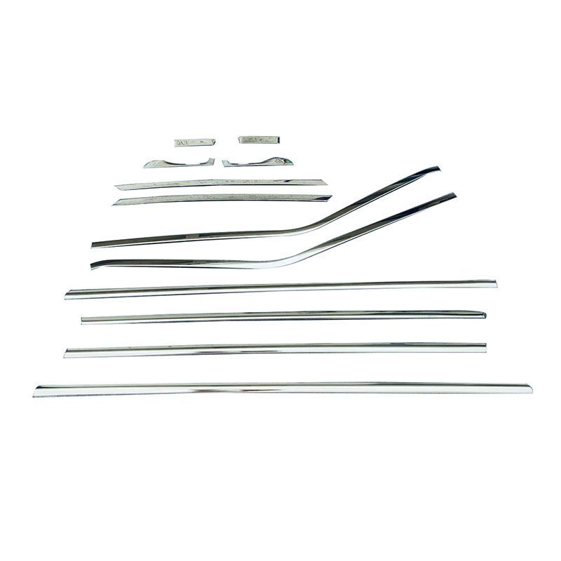 22-23年式日産セレナ Serena C28 車窗フレーム 12点セット ステンレス製 ボディ装飾パーツ