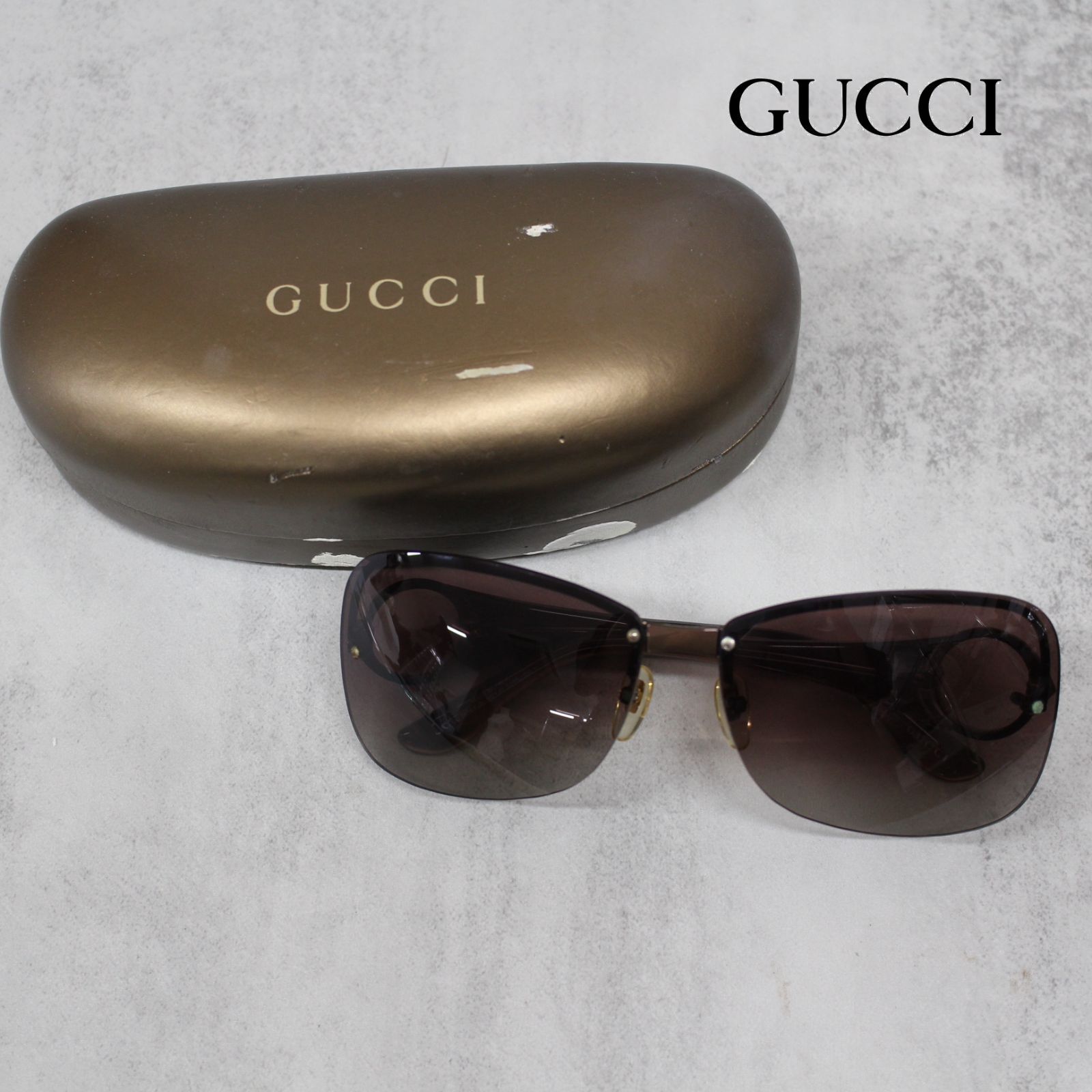 S097)GUCCI/グッチ サングラス ブラウン系 GG2836/F/S 65□13 130