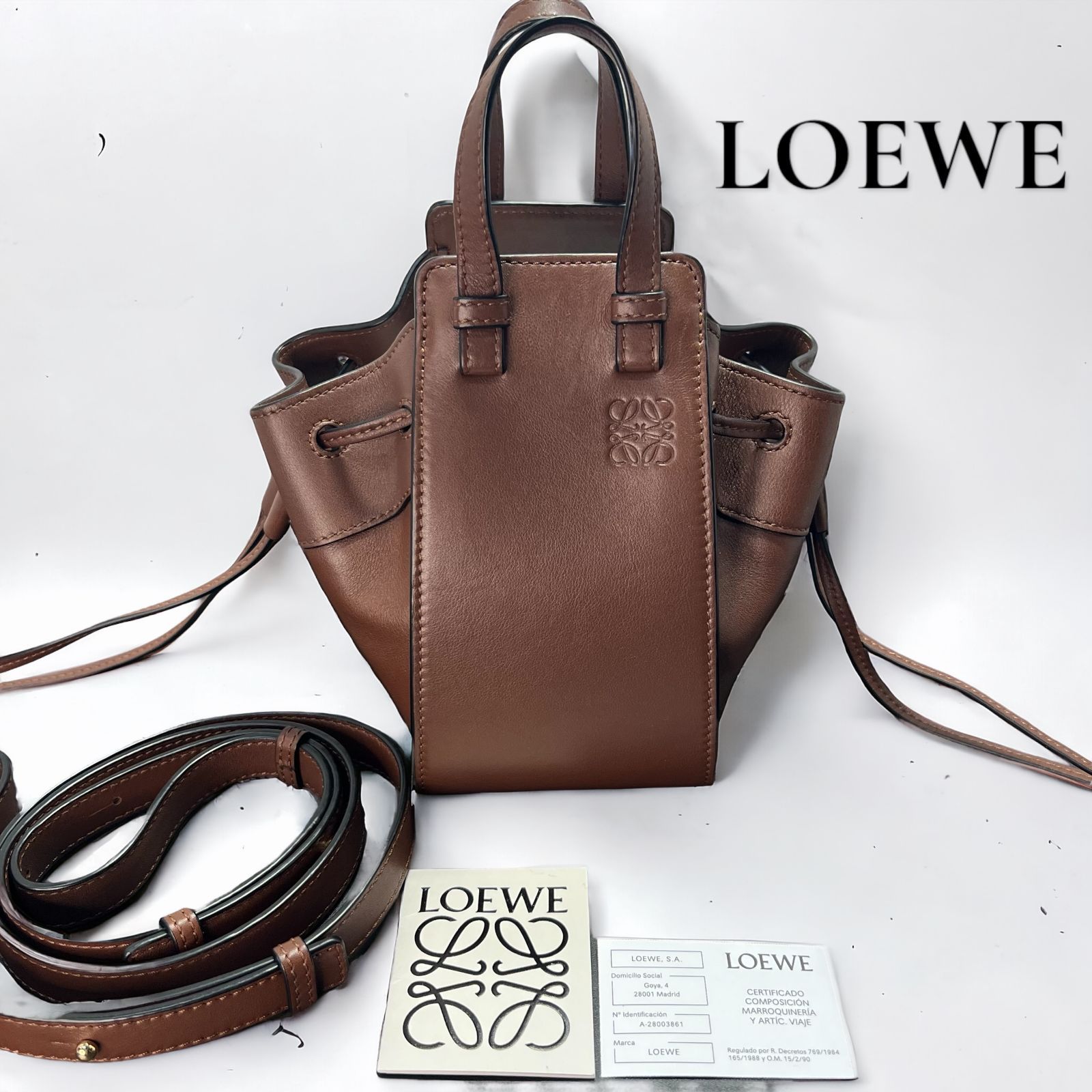 LOEWE／ロエベ ハンモック ドローストリング ミニ レディース - メルカリ