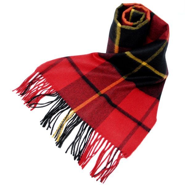 Johnstons WA000057 KU0099 WA57 Woven Tartan Check Scarf Stole