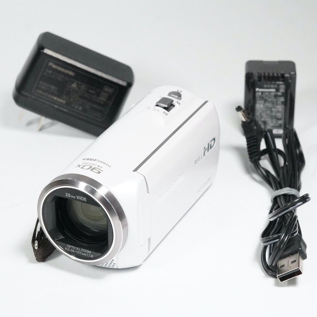 Panasonic パナソニック HC-V360M ホワイト 返金保証 |1829