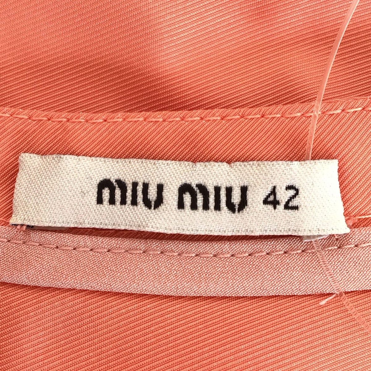 注目ブランドのギフト miumiu(ミュウミュウ) ワンピース サイズ42 M レディース ワンピース