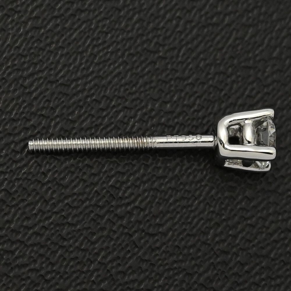 ティファニー ソリティア ダイヤ PT950 プラチナ ピアス 片耳 TIFFANY&CO ティファニー ソリティアピアス PT950 プラチナ