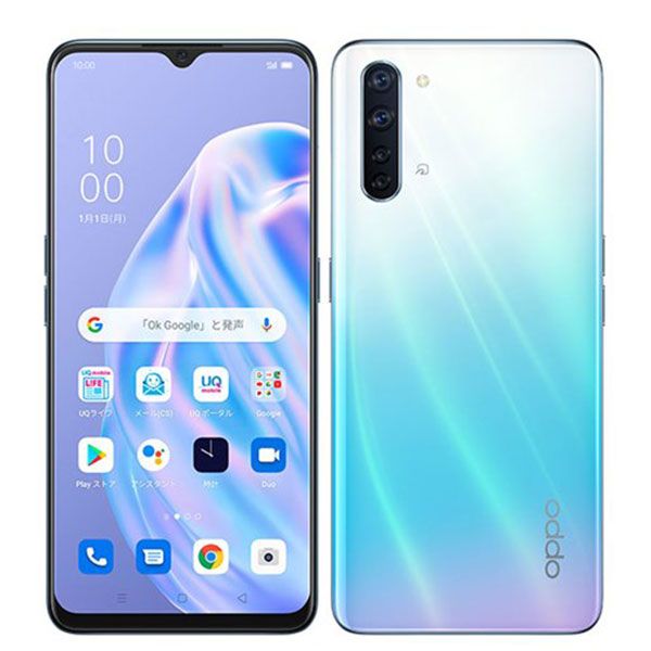 【中古】 Reno3A ホワイト SIMフリー 本体 楽天モバイル スマホ【送料無料】 reno3armrw7mtm