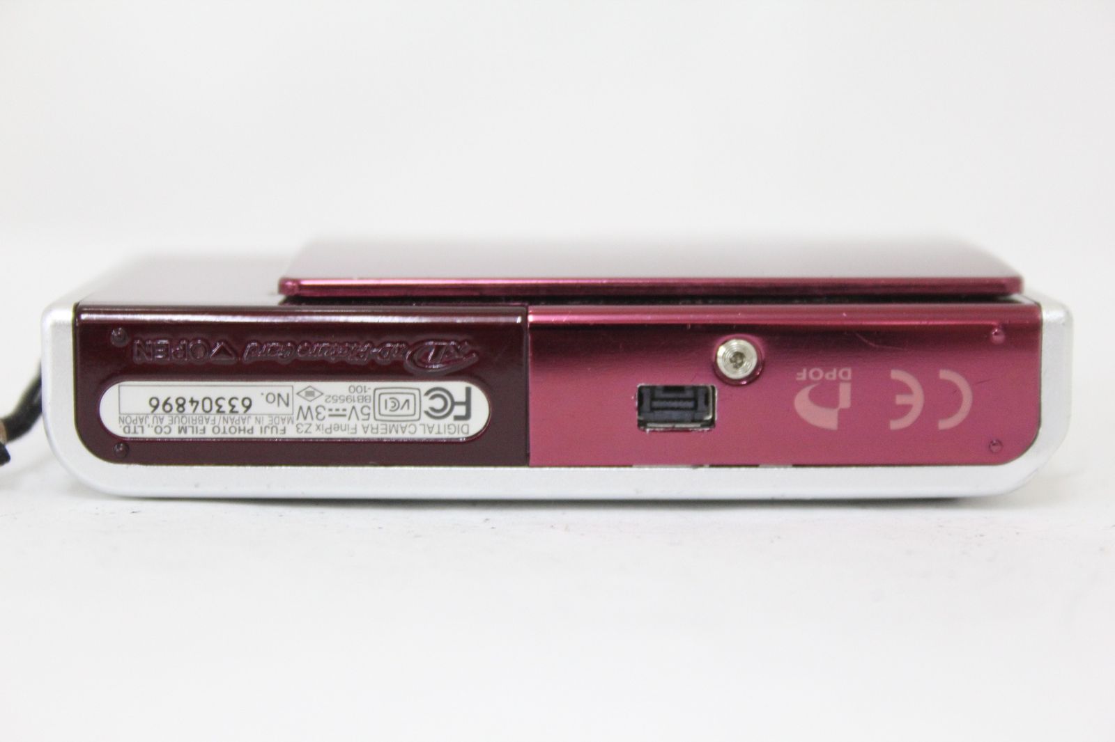 返品保証】 フジフィルム Fujifilm Finepix Z3 レッド 3x バッテリー 