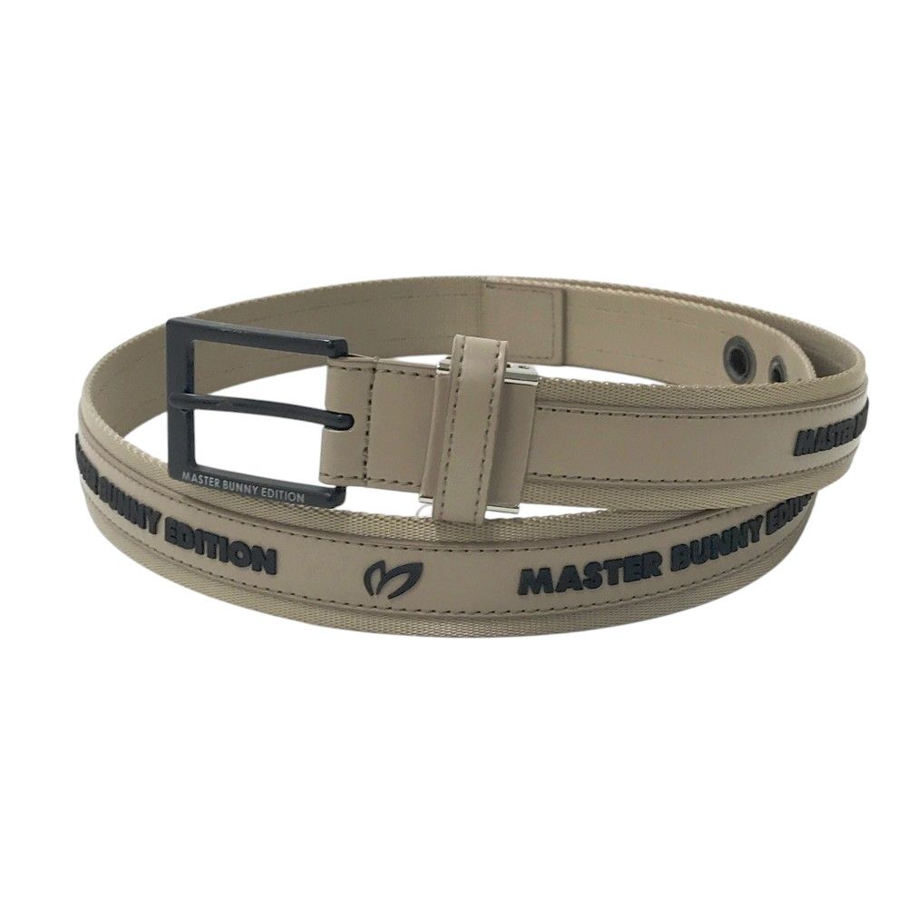 MASTER BUNNY EDITION マスターバニーエディション 2025年モデル ベルト ロゴ柄 ベージュ系 FR 240101550238 ゴルフウェア ストスト