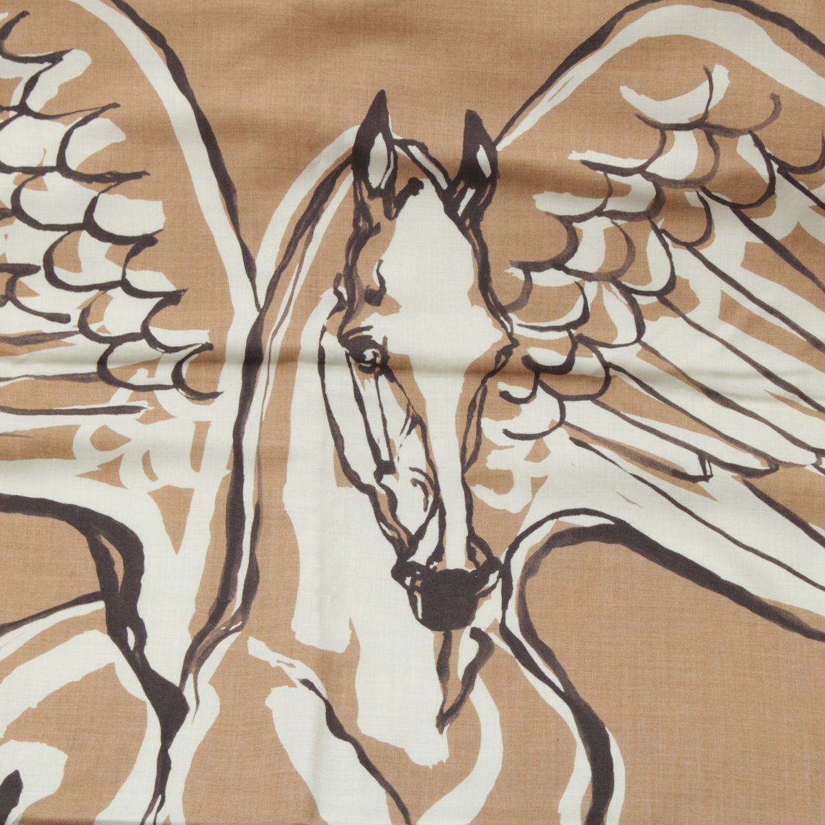 HERMES エルメス カシミアシルク 140 ペガサスのように自由に エルメス カレジェアン140 Libre comme Pegase ペガサスのように