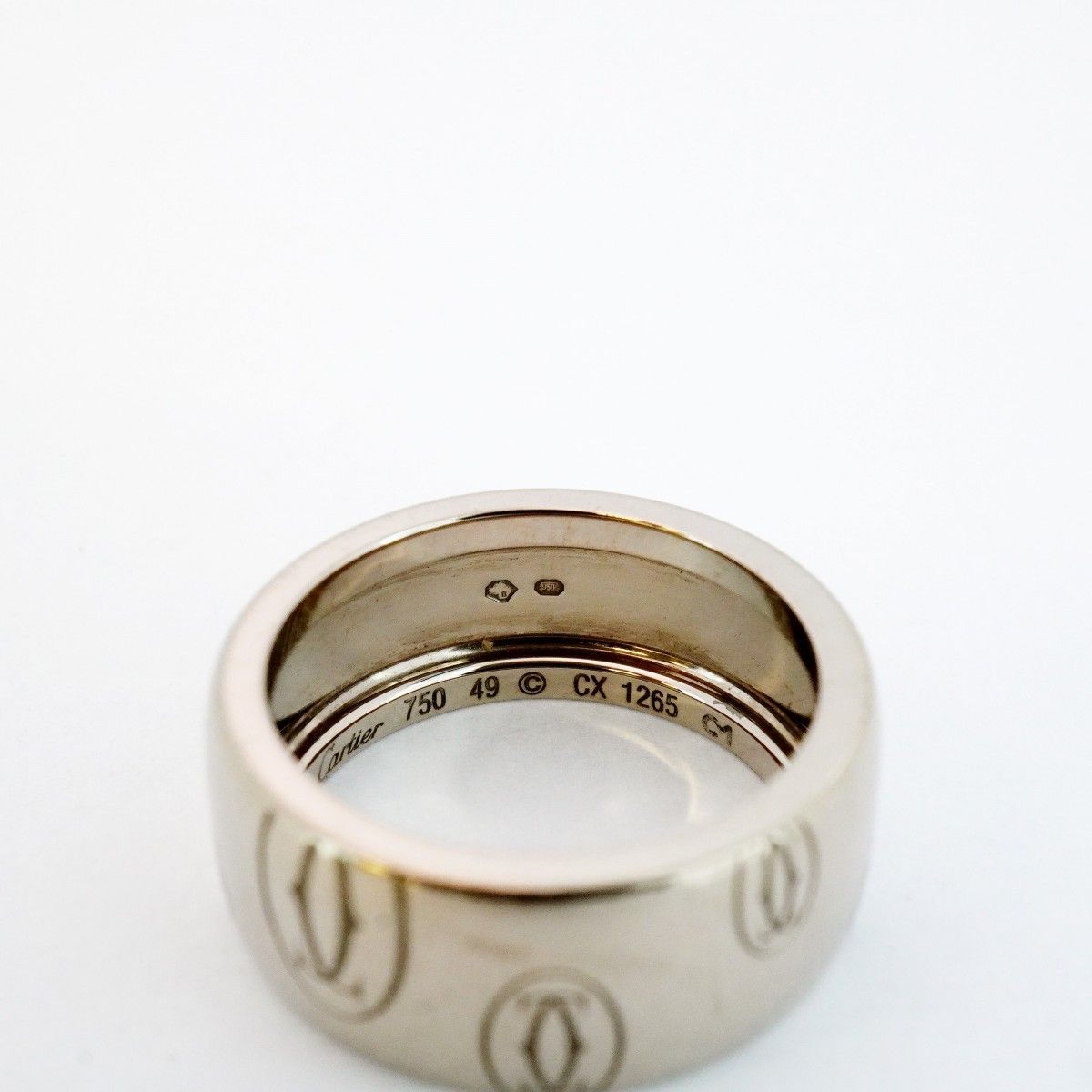 み カルティエ CARTIER ハッピーバースデー リング サイズ48/JP8 K18WG