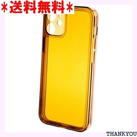ZUKOU レトログラス 透明 アンバー iPhone 11 ケース 茶色 ソフト クリア ブラウン 134